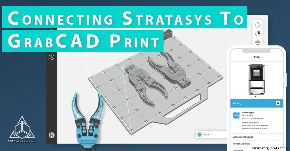 GrabCAD Print와 스트라타시스 3D 프린터 연결하기 – 단계별 가이드
